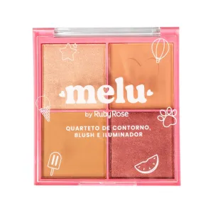 -35% Melu quattro contour, blush and highlighter palette hb 7531-1