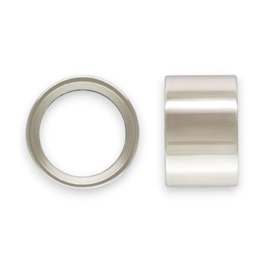 🆕🔗 Bezel Setting with Inner Step in Sterling Silver