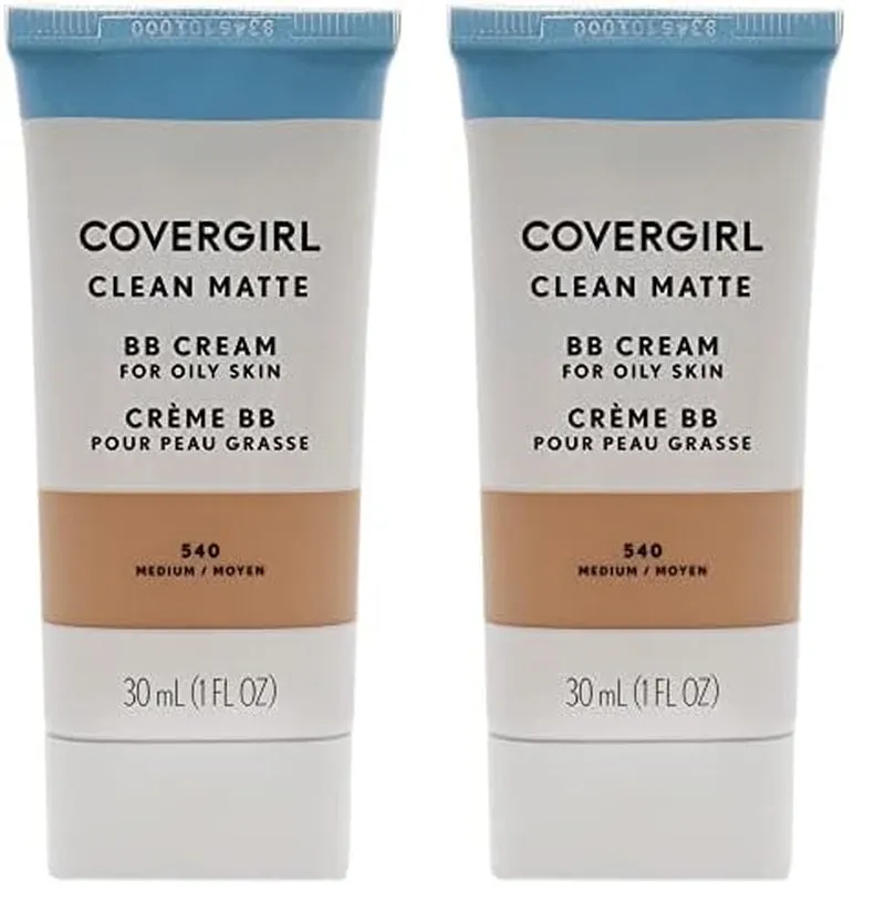 - Clean Matte BB Cream, Oil-Free, Long-Lasting, Sensitive Skin, Lightweight, 100% Cruelty-Free