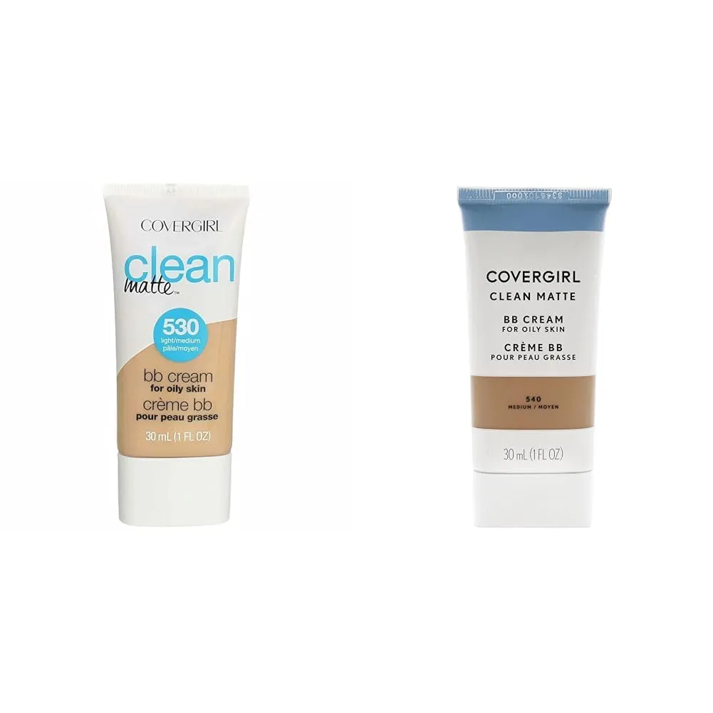- Clean Matte BB Cream, Oil-Free, Long-Lasting, Sensitive Skin, Lightweight, 100% Cruelty-Free