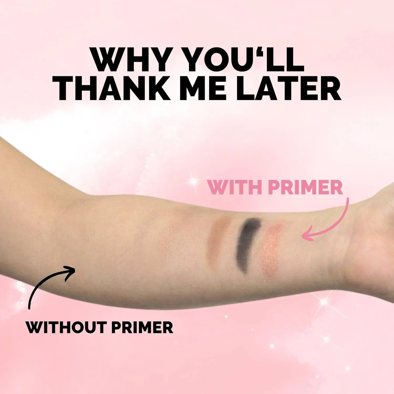 - Thank Me Later Eye Primer for Long-Lasting Eyeshadow Gripping Formula, Shine & Oil Control, Pore Minimizer, Hides Wrinkles & Fine Lines, Prevent Creasing for All-Day Eye Wear - 10G