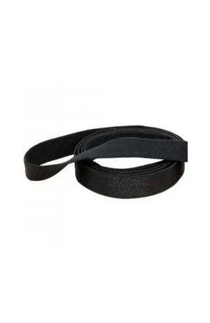 12mm Black Plush Strap Elastic