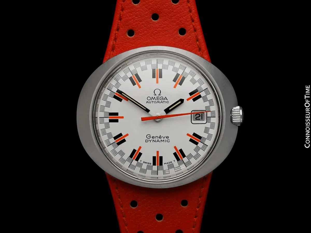1960's Omega Dynamic Vintage Mens Cal. 565 Watch with Racing Dial - Stainless Steel