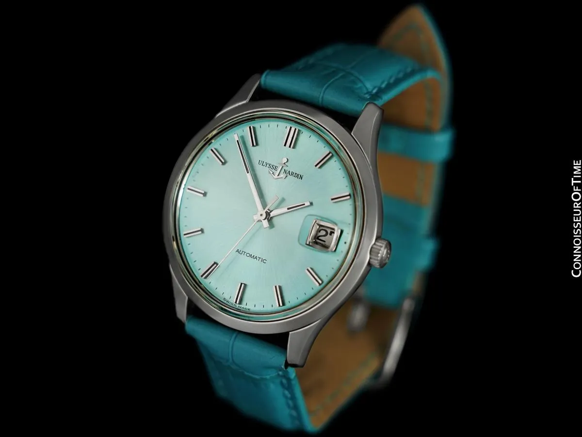 1960's Ulysse Nardin Vintage Mens Full Size Automatic Calatrava Watch - Stainless Steel