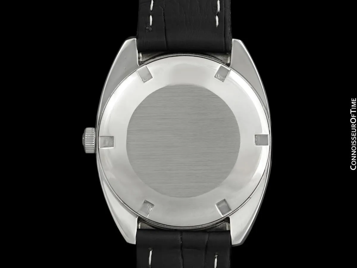 1960's Ulysse Nardin Vintage Mens Full Size Automatic Day Date Watch - Stainless Steel