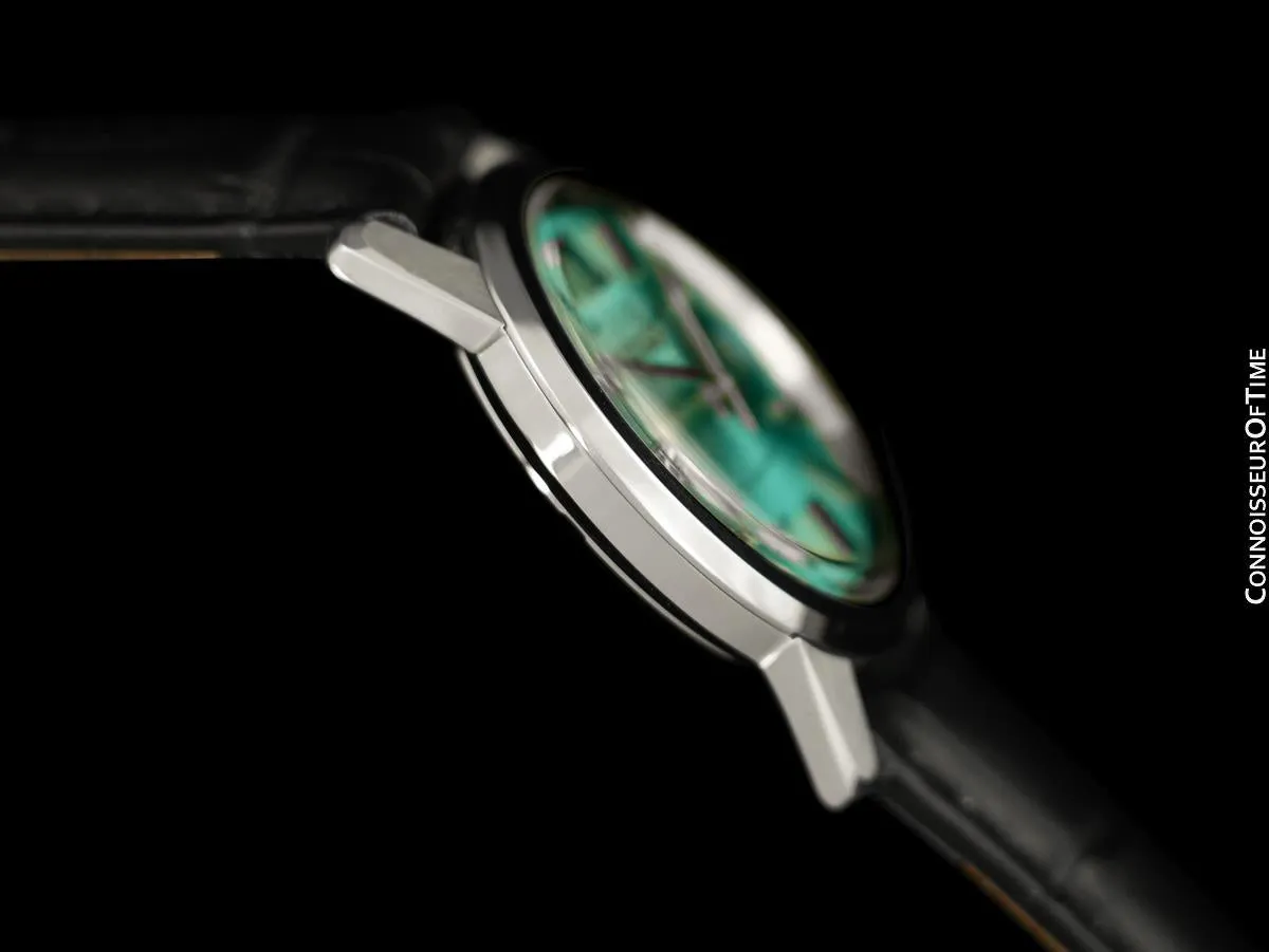 1960's Ulysse Nardin Vintage Mens Large 37mm Automatic Calatrava Watch, Stainless Steel