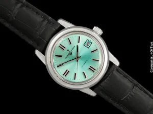 1960's Ulysse Nardin Vintage Mens Large 37mm Automatic Calatrava Watch, Stainless Steel