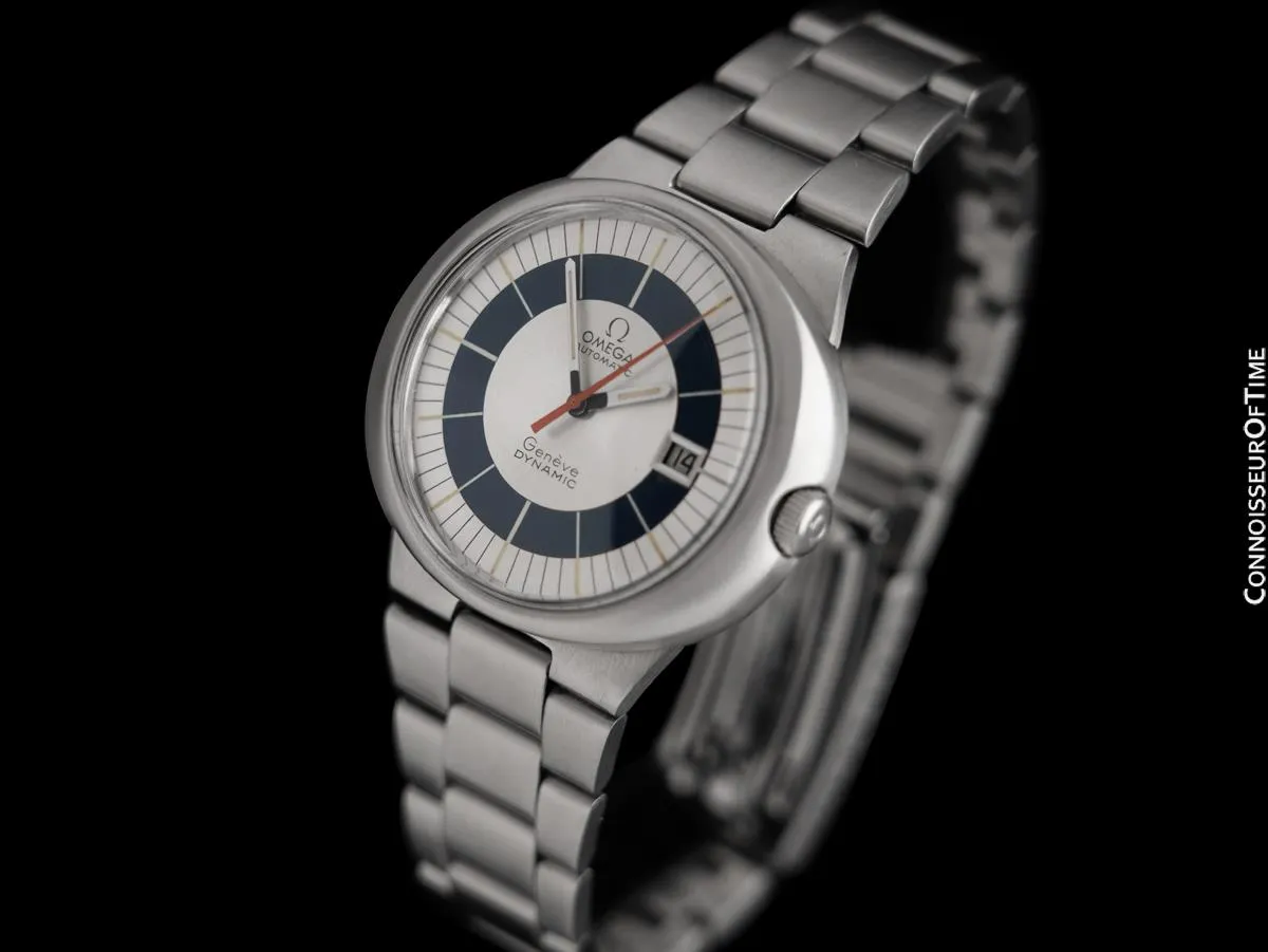 1971 Omega Dynamic Vintage Mens Bracelet Watch with Date - Stainless Steel