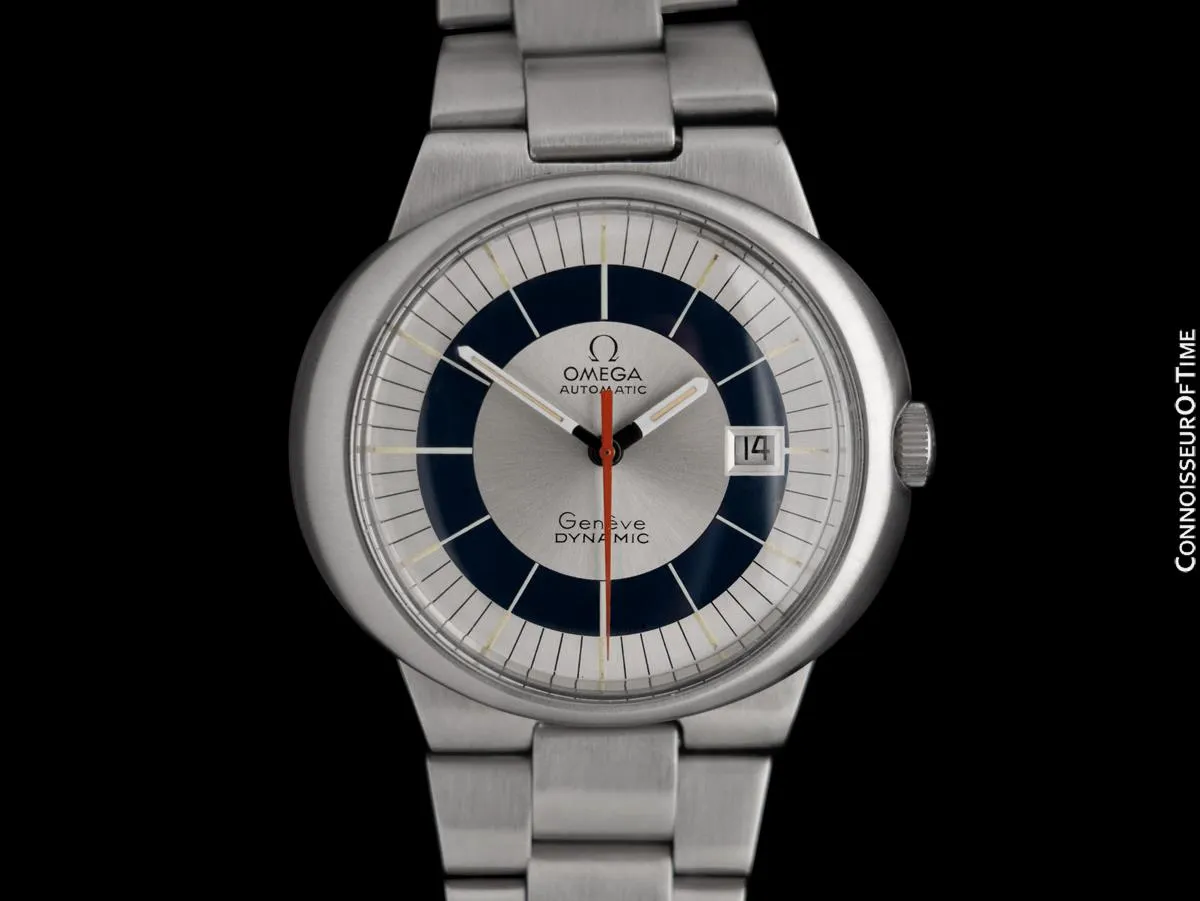 1971 Omega Dynamic Vintage Mens Bracelet Watch with Date - Stainless Steel