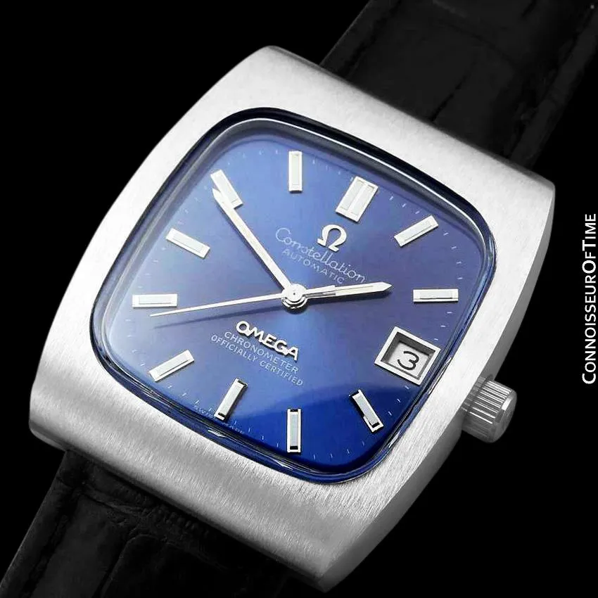 1972 Omega Constellation Mens Automatic Chronometer Watch - Stainless Steel