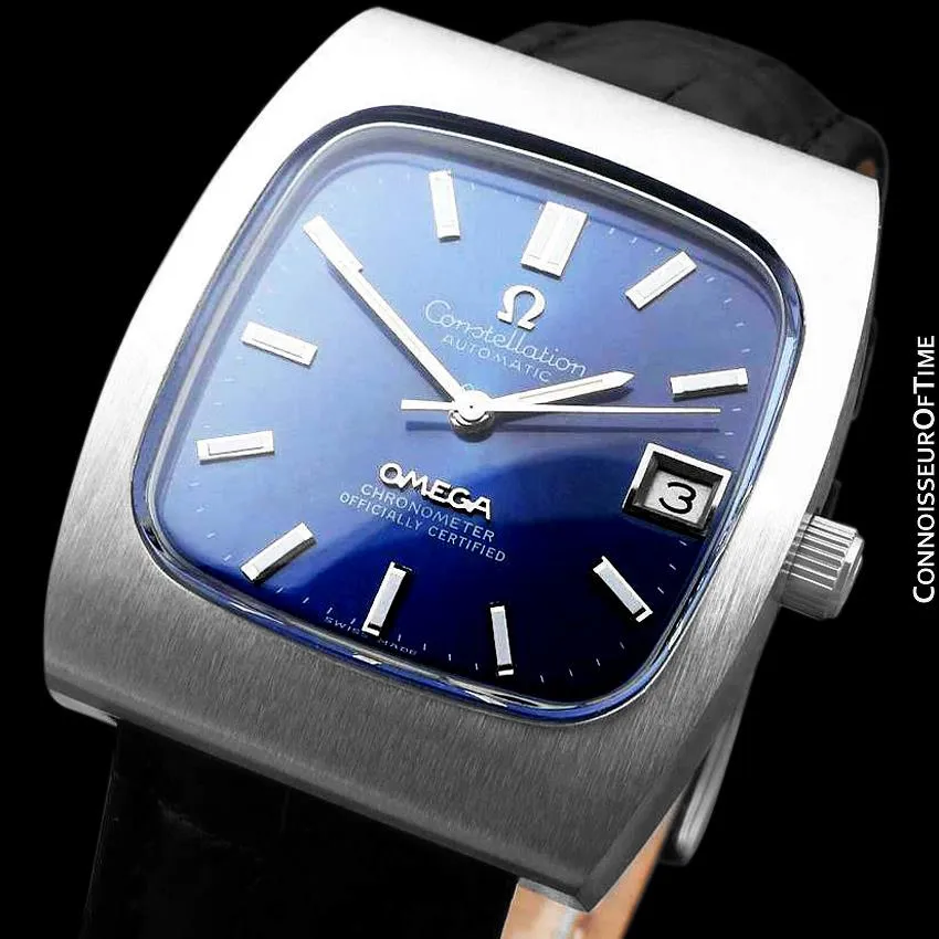 1972 Omega Constellation Mens Automatic Chronometer Watch - Stainless Steel