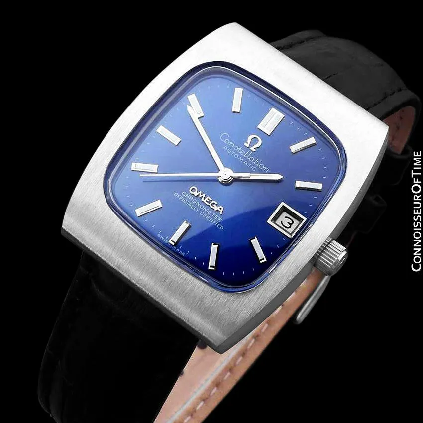 1972 Omega Constellation Mens Automatic Chronometer Watch - Stainless Steel