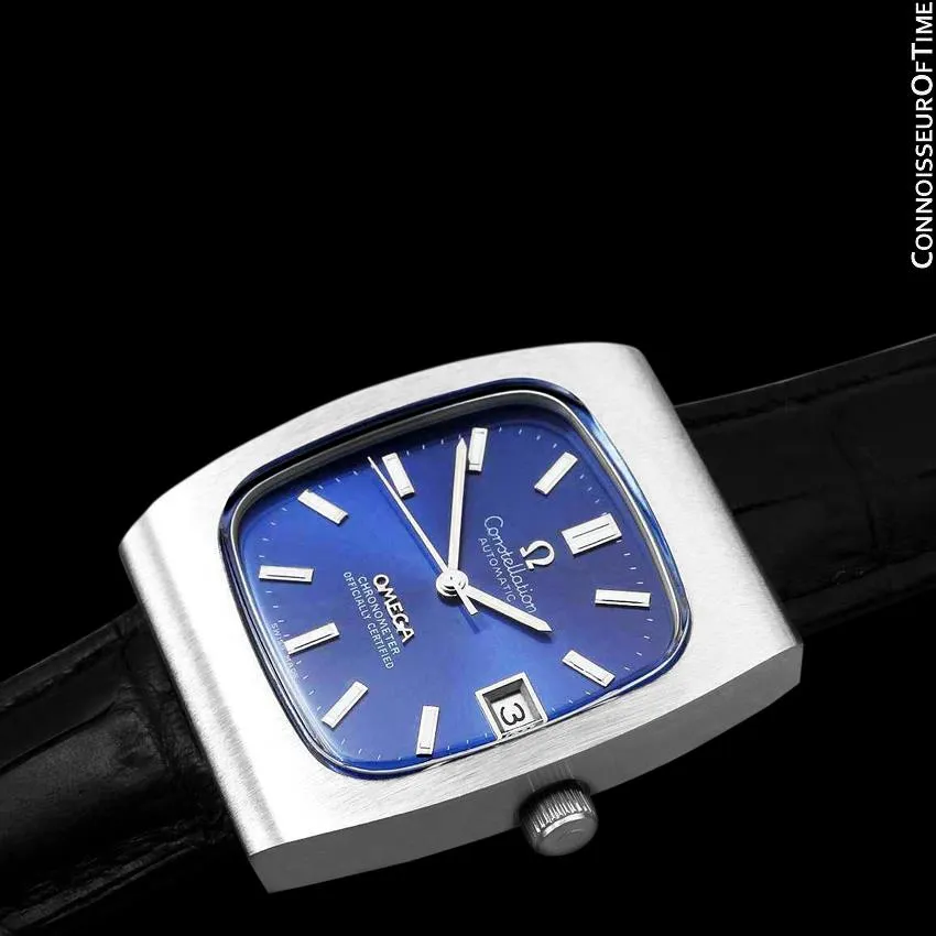 1972 Omega Constellation Mens Automatic Chronometer Watch - Stainless Steel