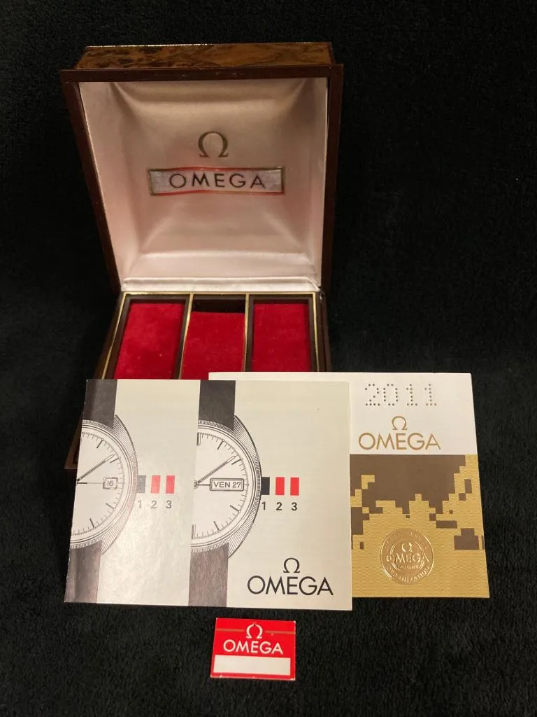 1976 Omega Seamaster De Ville Vintage Automatic Mens Watch - 14K Gold with Boxes & Papers