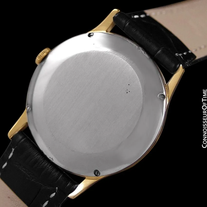1979 IWC Vintage Mens Ultra Thin Automatic Watch - 18K Gold Plated and Stainless - Very Rare JLC Cal. 3252