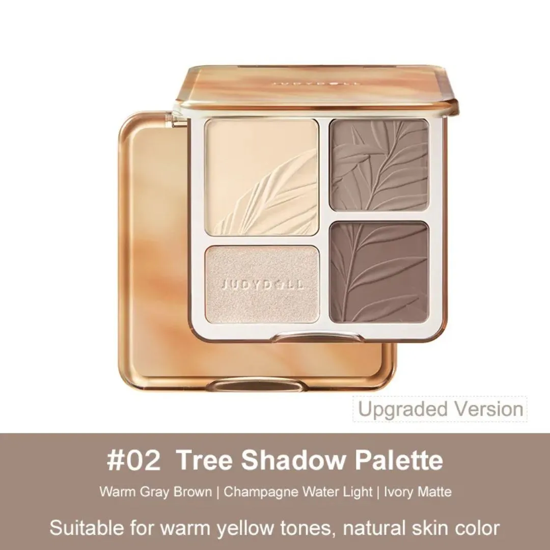 2 IN 1 Highlighter Contour Palette 9g - #02 Tree