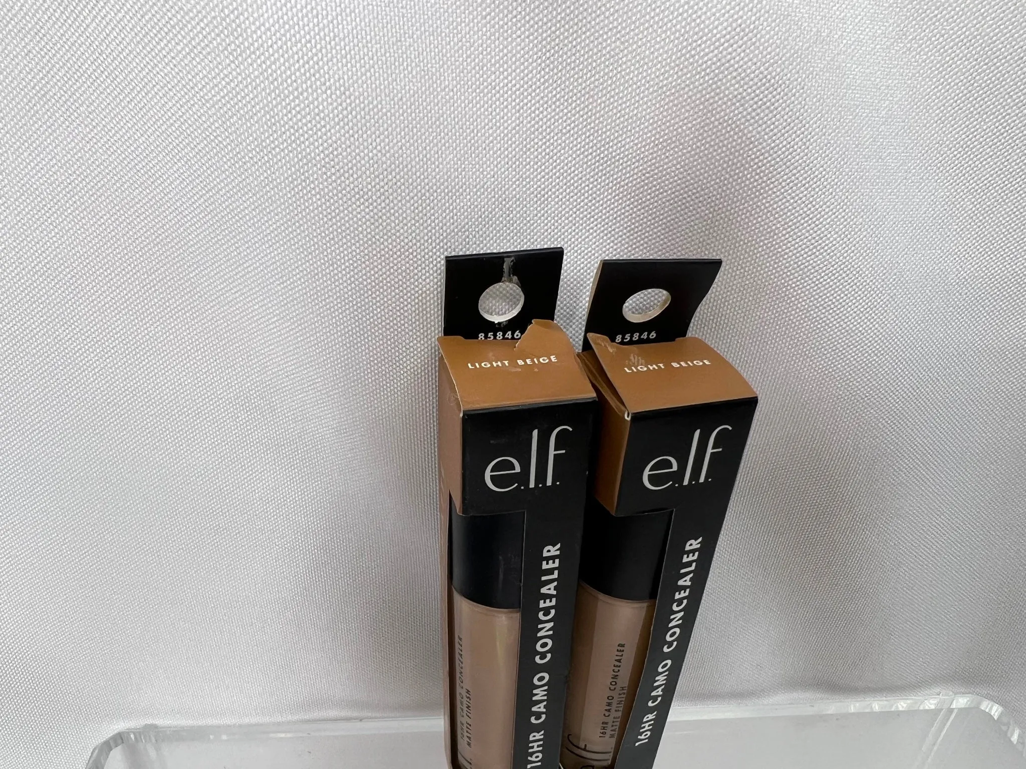 (2) Light Beige ELF e.l.f. 16hr Camo Concealer Face Makeup Foundation Prime