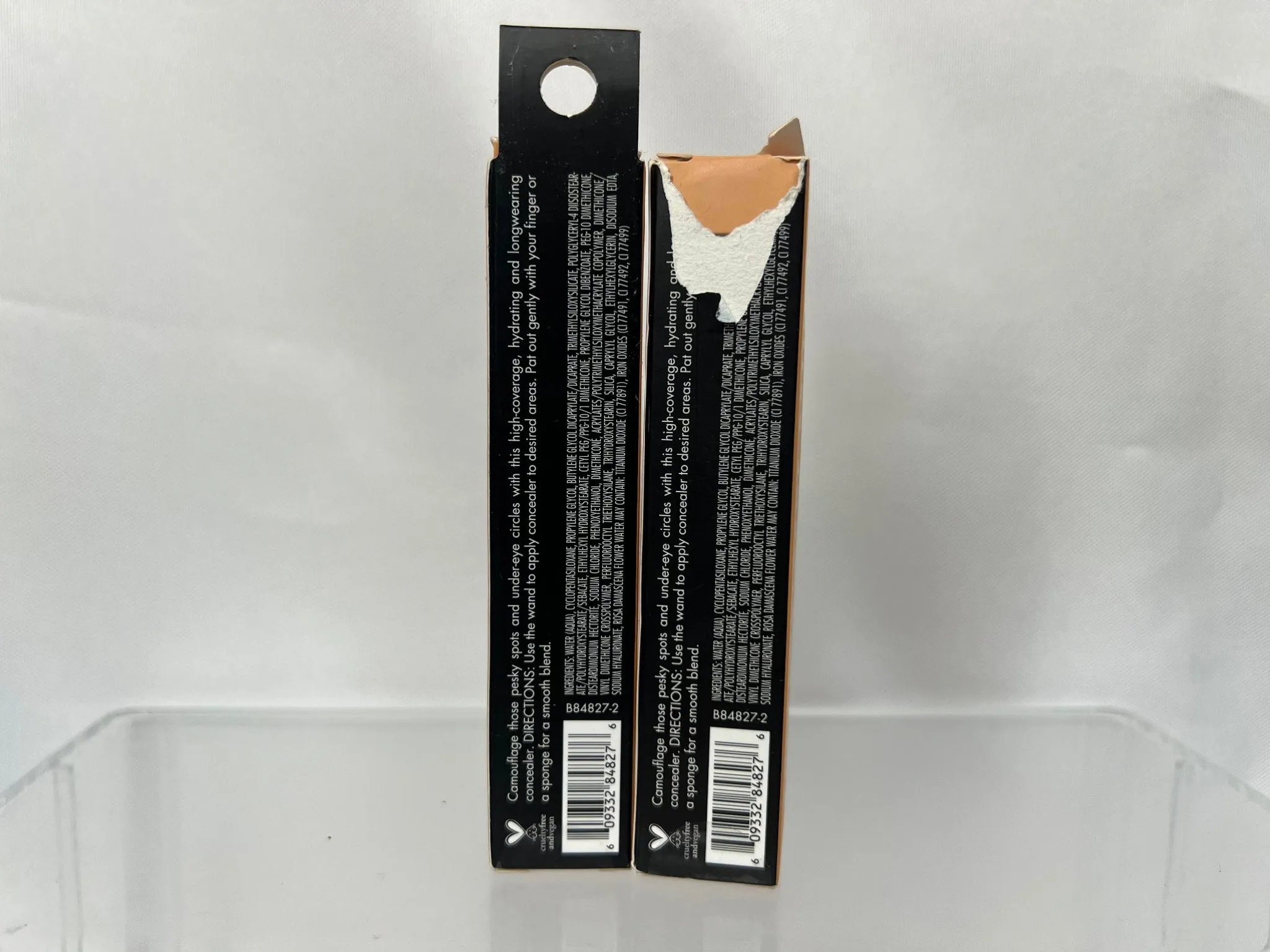 (2) Medium Peach ELF e.l.f. 16hr Camo Concealer Face Makeup Foundation Prime