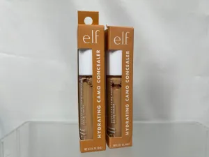 (2) Medium Peach ELF e.l.f. 16hr Camo Concealer Face Makeup Foundation Prime