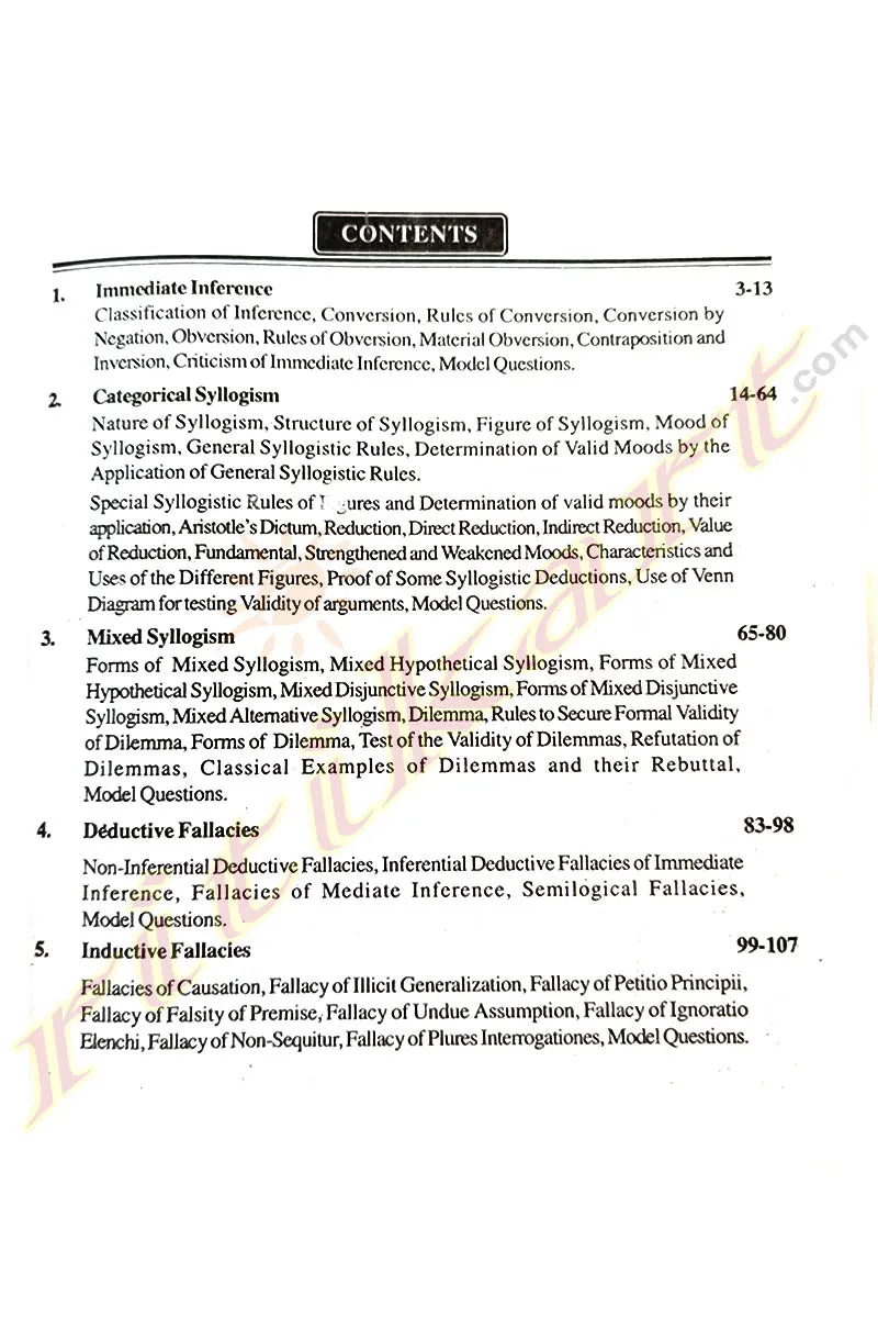  2 Text Book of Logic Part-II (English)