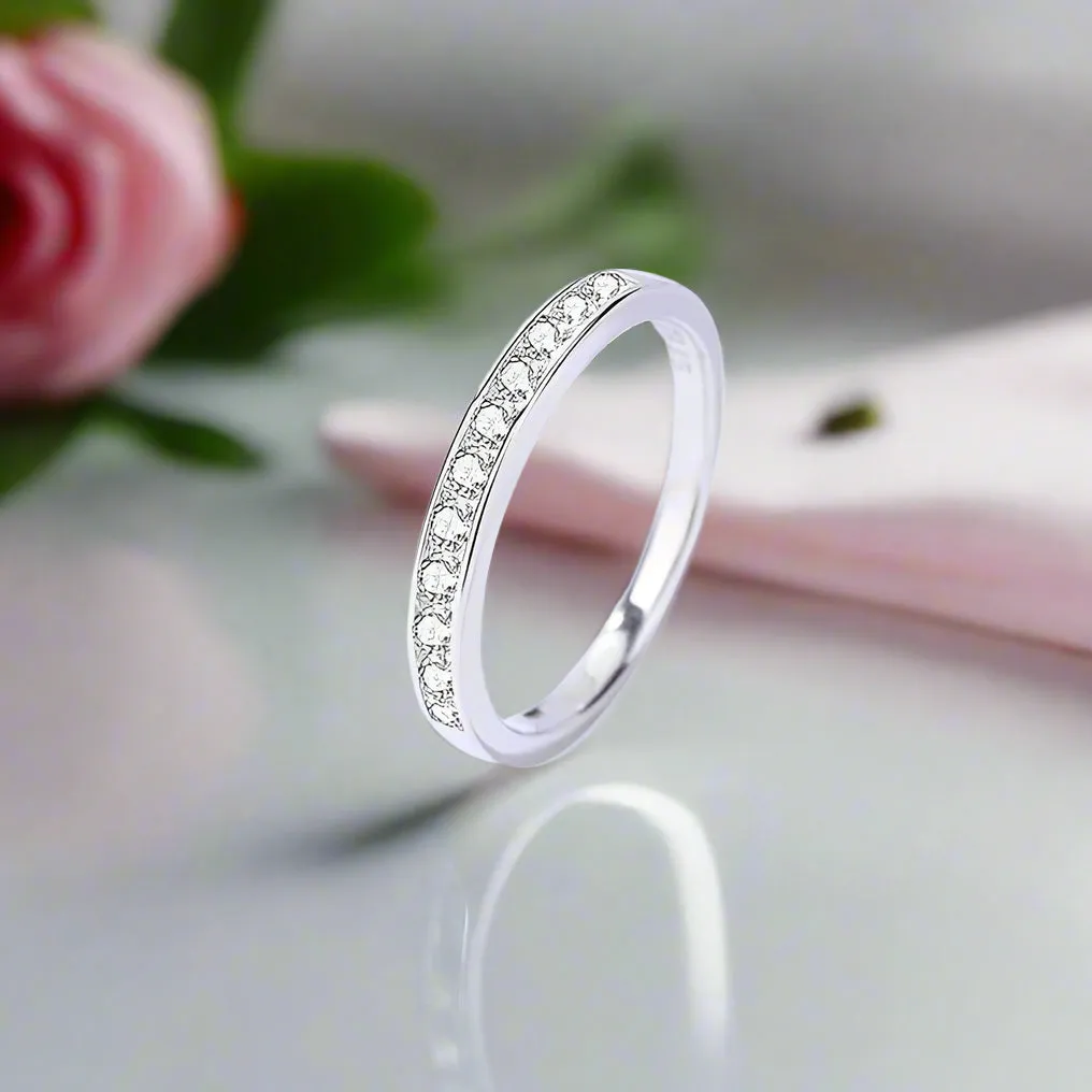 2.0 Ct Round Diamond Engagement Ring Set