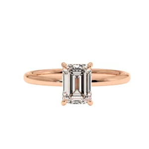 3.5ct Emerald Cut Solitaire Engagement Ring