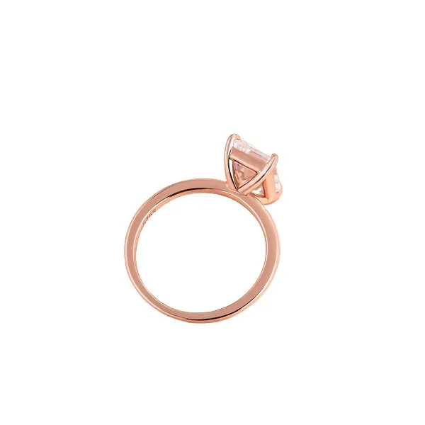 3.5ct Emerald Cut Solitaire Engagement Ring