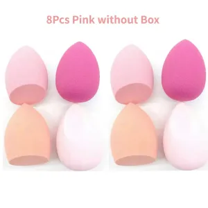 4/8 Packs Makeup Sponge Blender Beauty Egg Cosmetic Puff Soft Foundation Sponges Powder Puff Make Up Accessories Beauty Tools