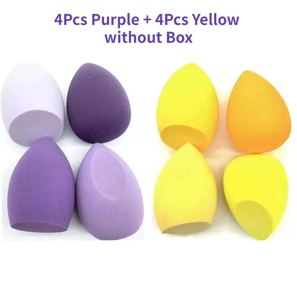 4/8 Packs Makeup Sponge Blender Beauty Egg Cosmetic Puff Soft Foundation Sponges Powder Puff Make Up Accessories Beauty Tools