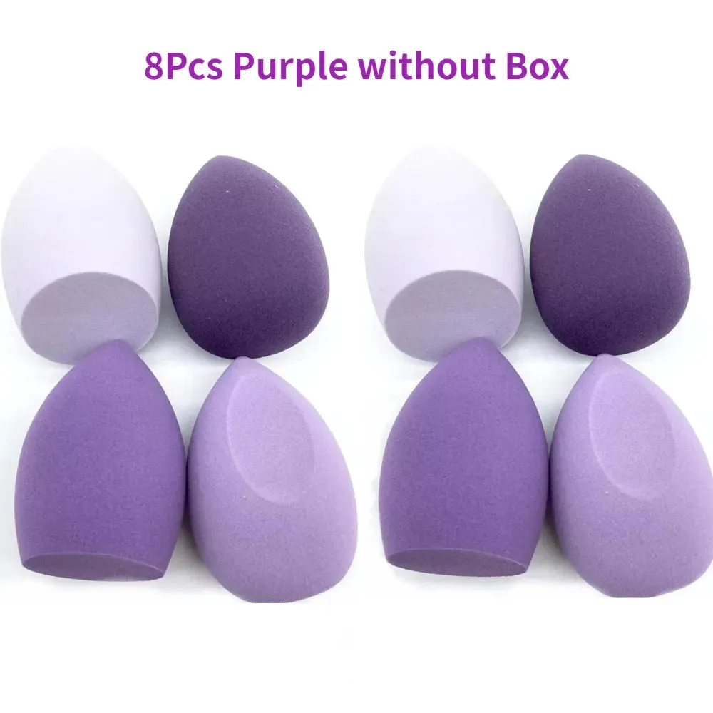 4/8 Packs Makeup Sponge Blender Beauty Egg Cosmetic Puff Soft Foundation Sponges Powder Puff Make Up Accessories Beauty Tools