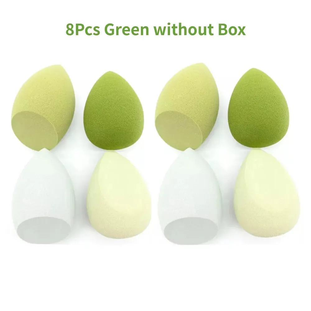 4/8 Packs Makeup Sponge Blender Beauty Egg Cosmetic Puff Soft Foundation Sponges Powder Puff Make Up Accessories Beauty Tools
