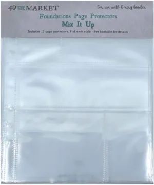 49 And Market Foundations 6x8 Mix It Up Page Protectors {F415}