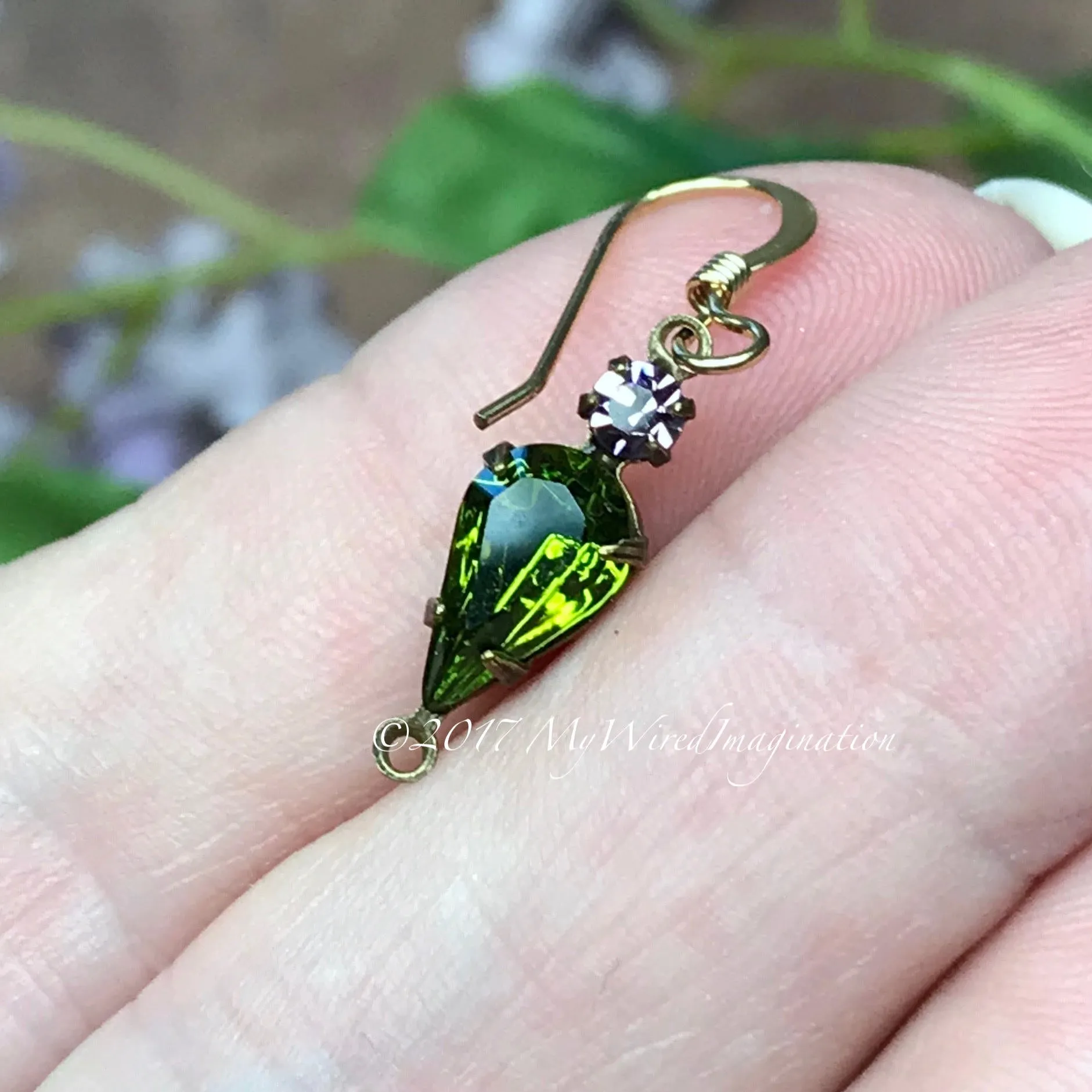 6 Pieces, 2 Stone 2 Loop Settings, For 10x6mm Pear and 25pp Round, Empty Setting
