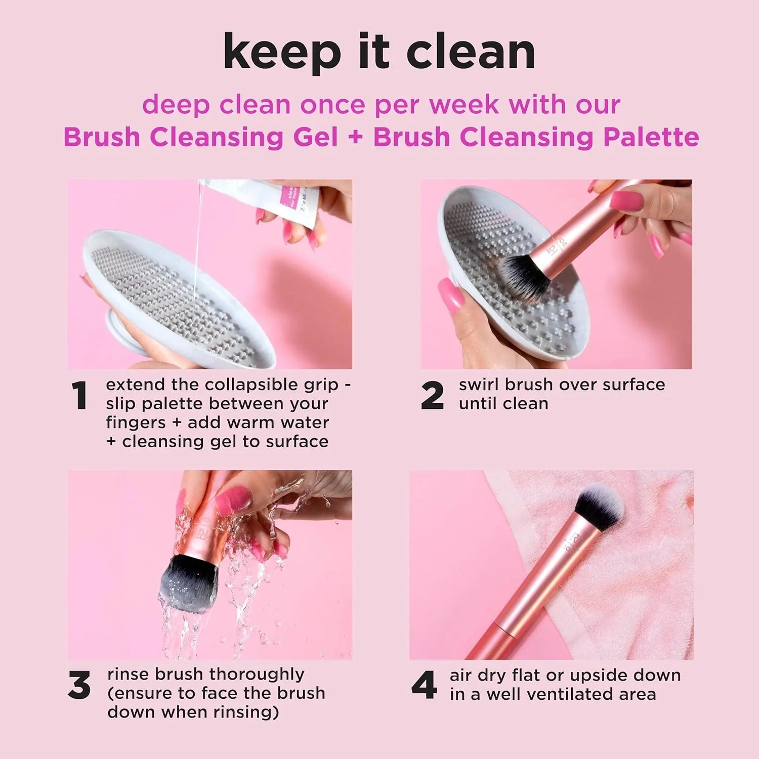 8 Piece Everyday Eye Essentials Makeup Brush Set, Eye Brushes for Eye Liner, Eyeshadow, Brows, & Lashes, Travel Friendly, Gift Set, Synthetic Bristles, Cruelty-Free & Vegan