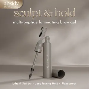 Absidy Sculpt & Hold Multi-Peptide Laminating Brow Gel in Clear