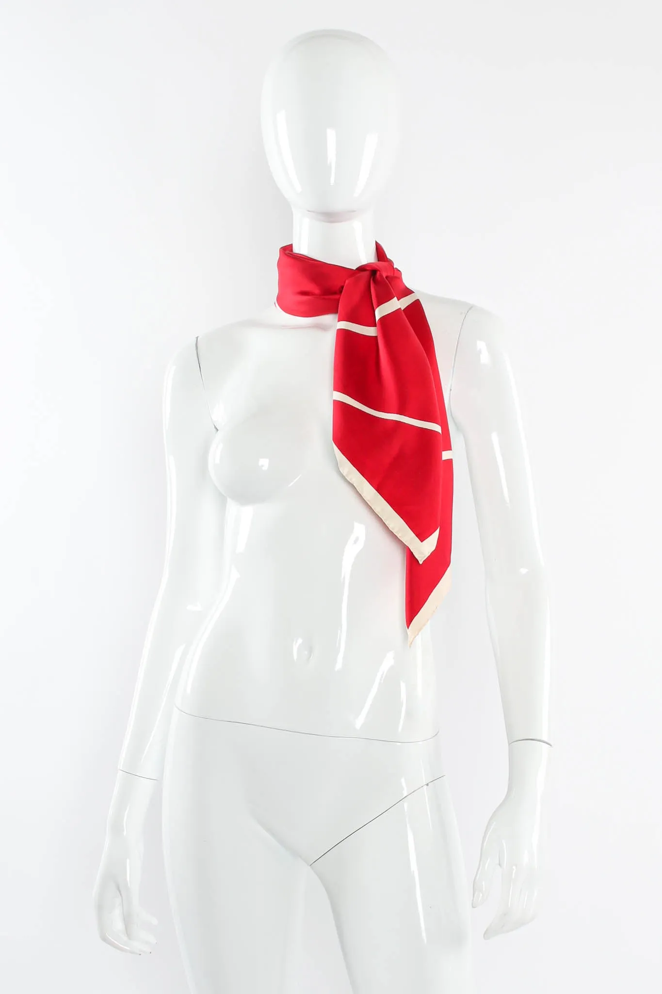 Abstract Swirl Stripe Scarf