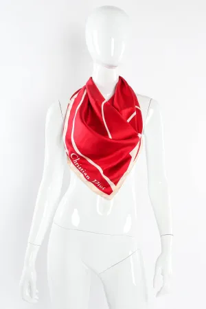 Abstract Swirl Stripe Scarf