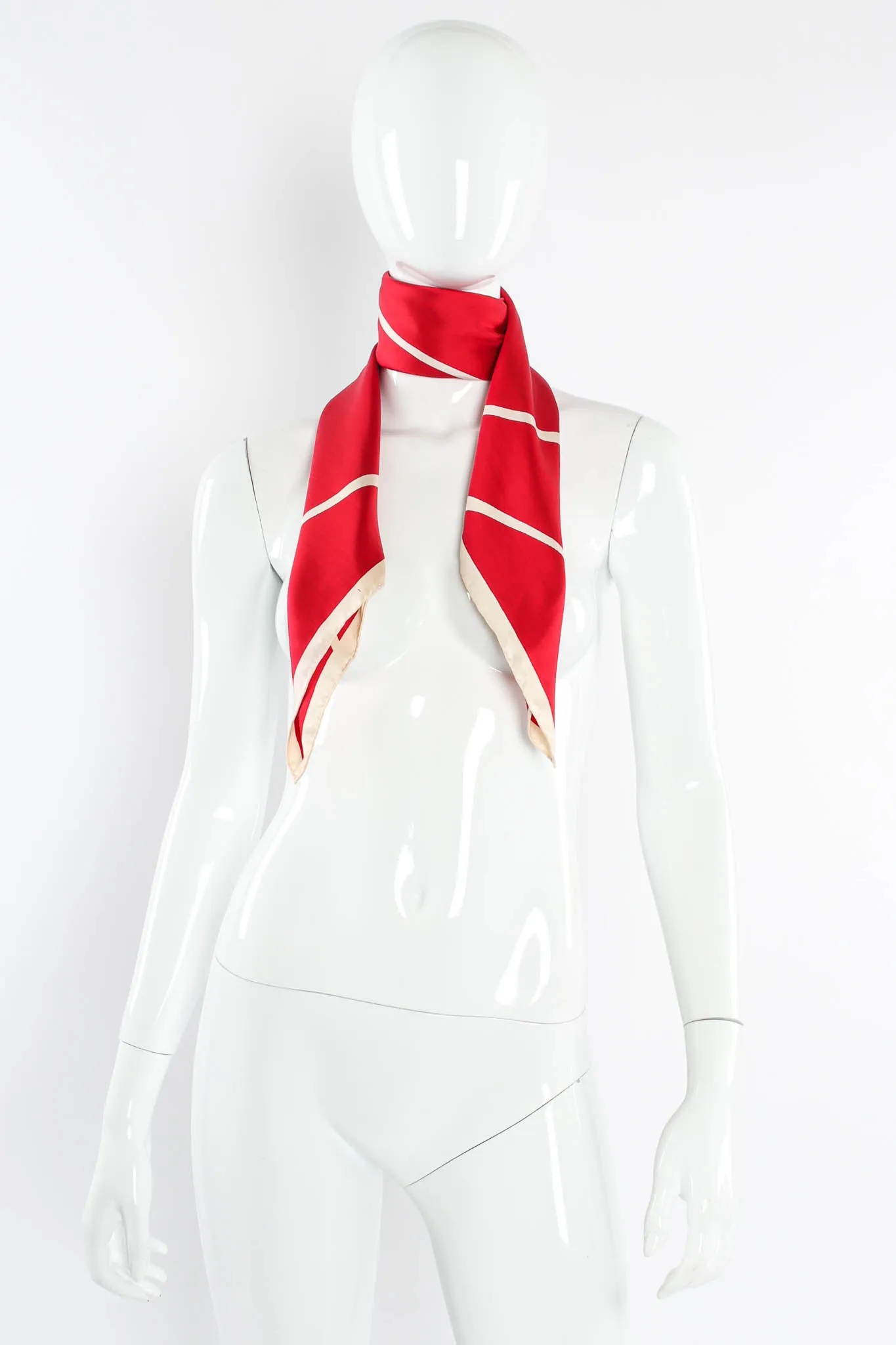 Abstract Swirl Stripe Scarf