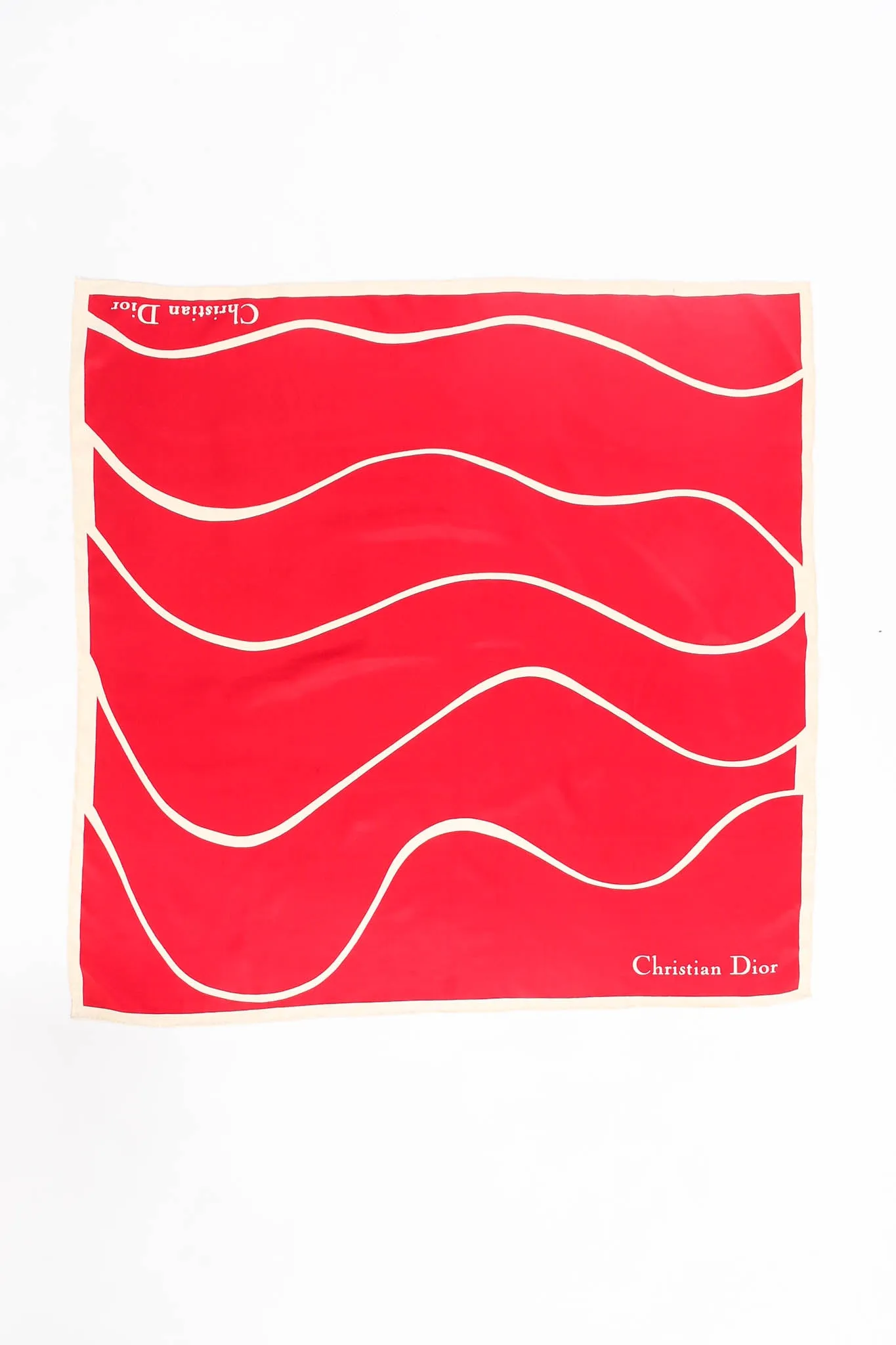 Abstract Swirl Stripe Scarf