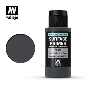 Acrylic Polyurethane - Primer German Panzer Grey (RAL 7021) 60ml 73.603