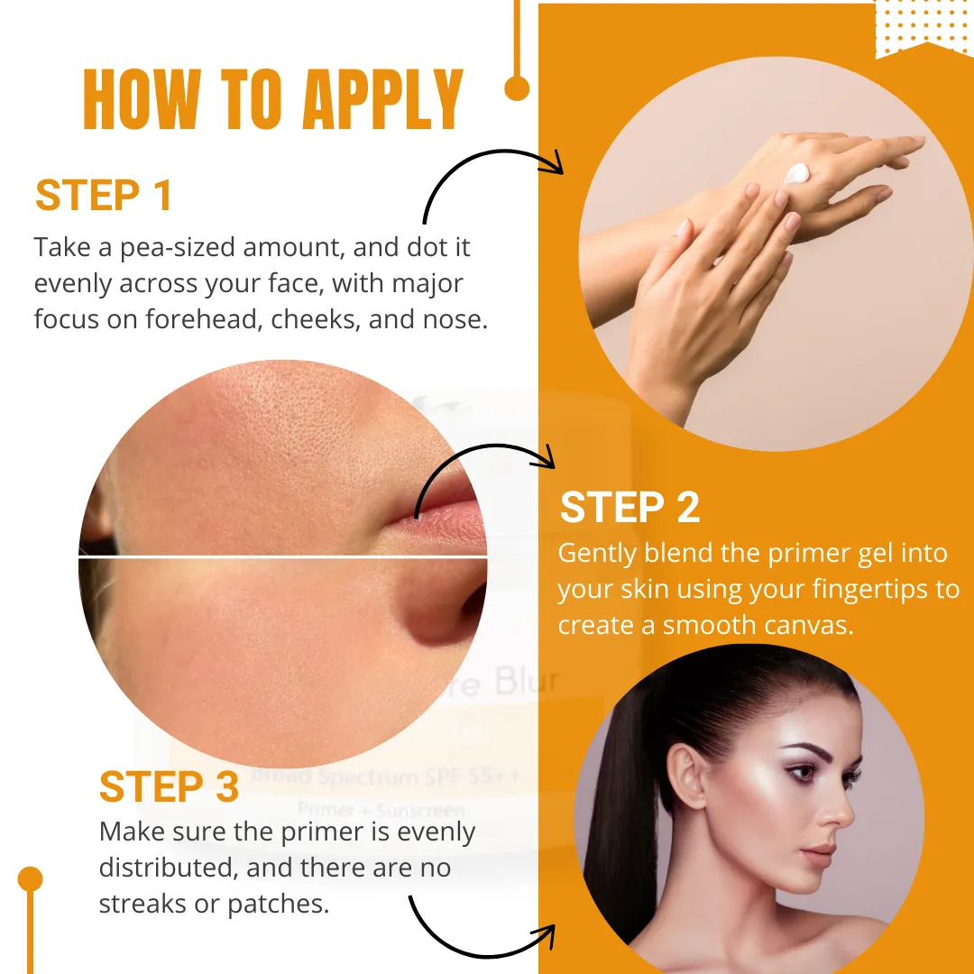 Aegte Mattifying Pore Blur Beauty Filter Primer   Sunscreen with Broad Spectrum SPF 55  