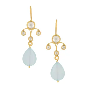 Ahana Earrings Aqua