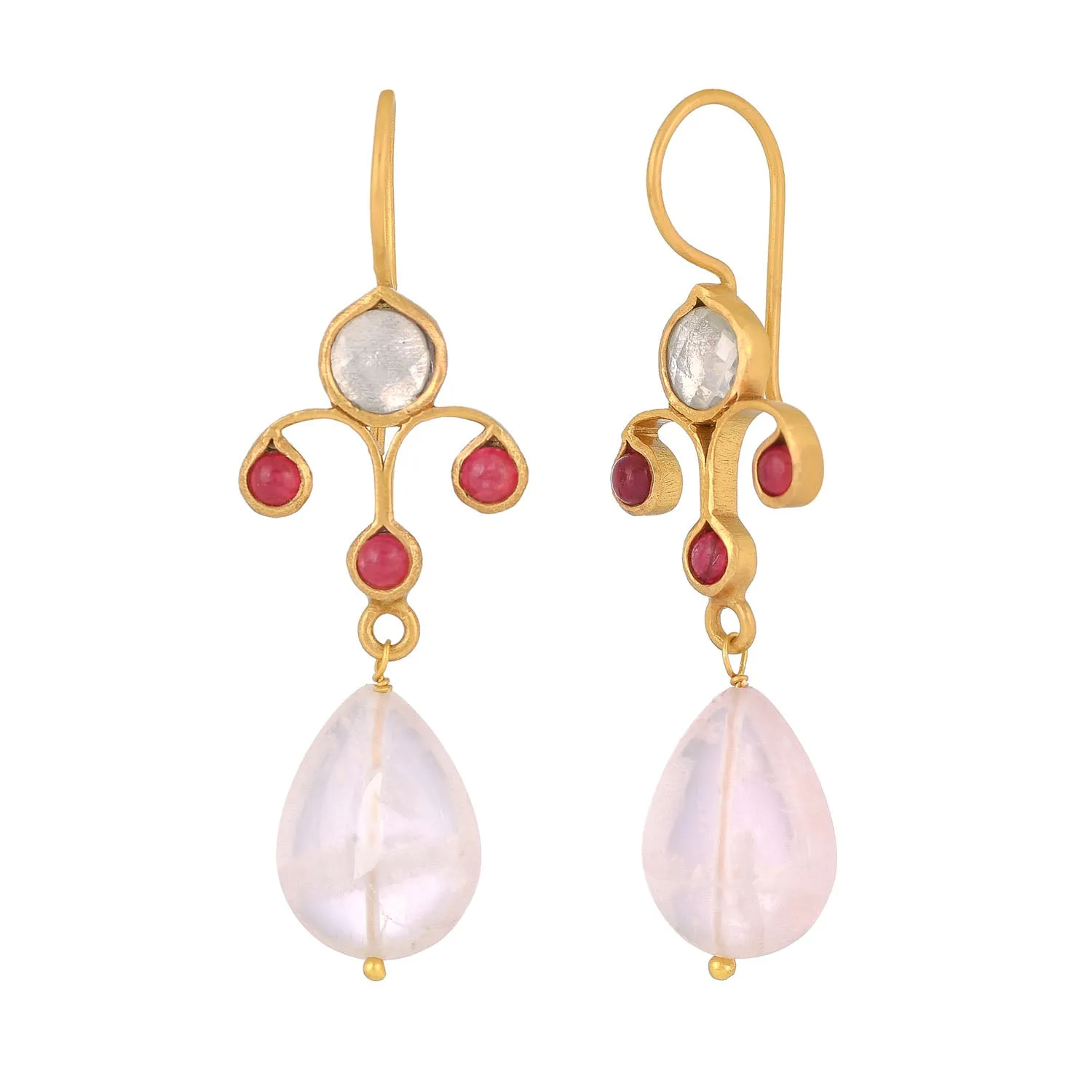 Ahana Earrings Pink