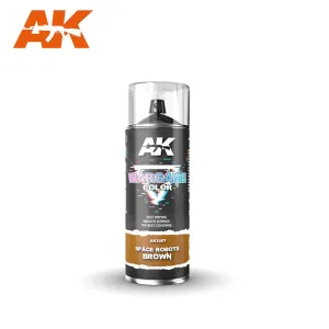 AK Interactive Wargame Primer Spray - Space Robots Brown 400ml