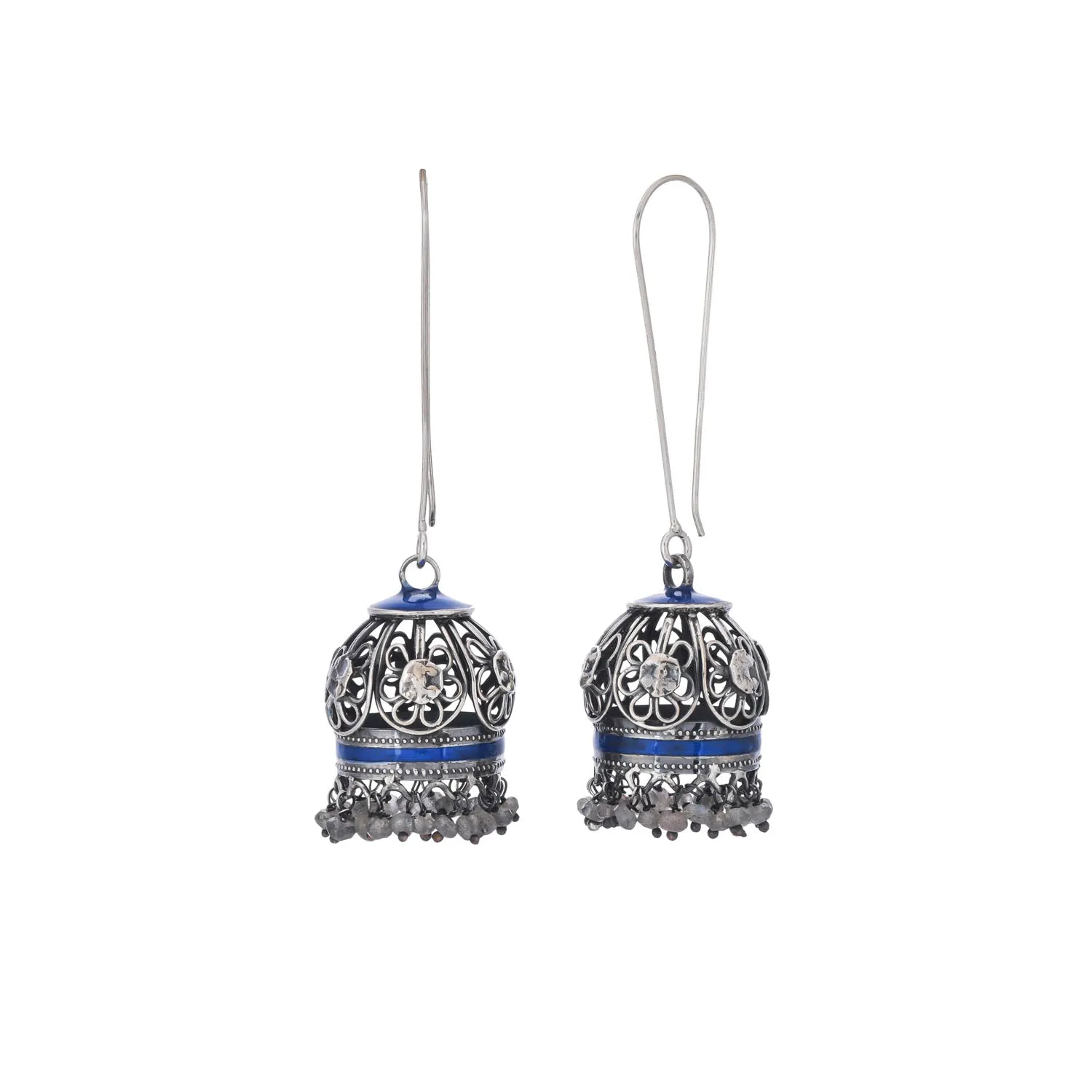 Amaltas Jhumki Midnight Blue