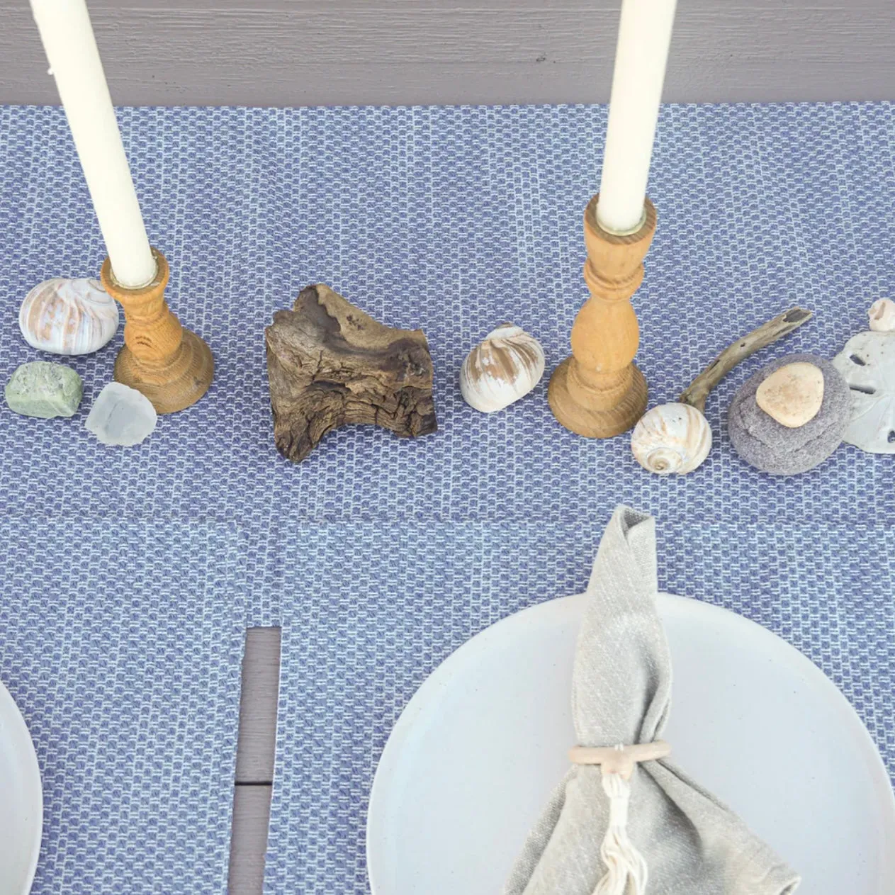 Anaya Home Deep Sea Blue Indoor Outdoor Placemat