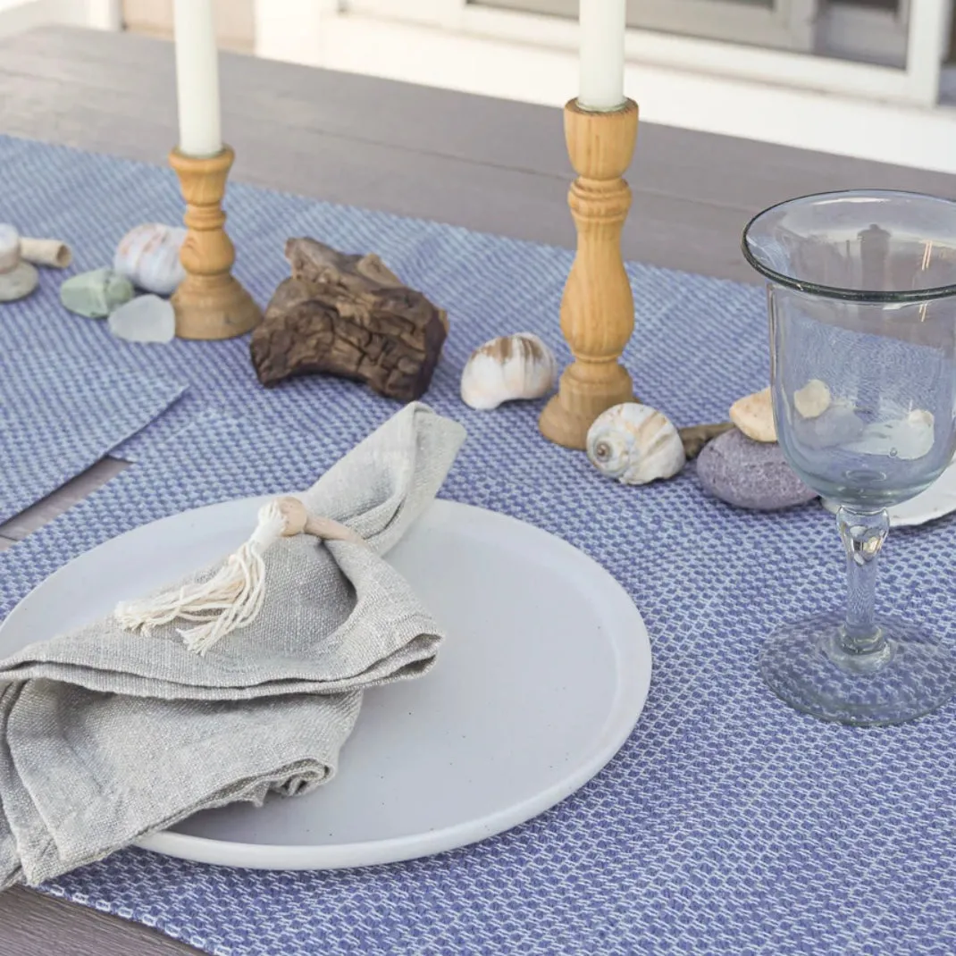 Anaya Home Deep Sea Blue Indoor Outdoor Placemat