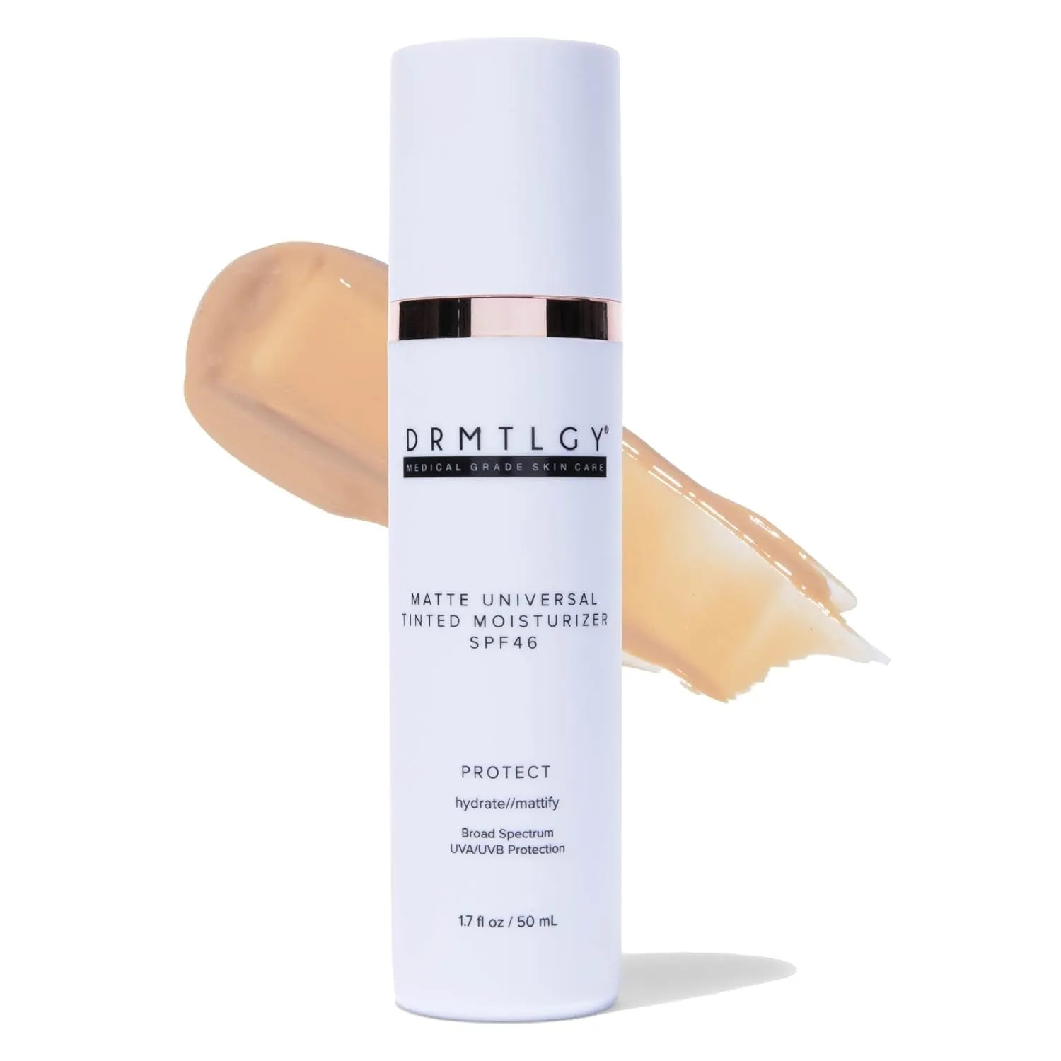 Anti-Aging Tinted Moisturizer SPF 46 – Sheer Face Sunscreen & Lightweight Makeup with Broad Spectrum UV Protection – Hydrating Skin Care & Face Moisturizer – FSA HSA Eligible (1.7 Oz)