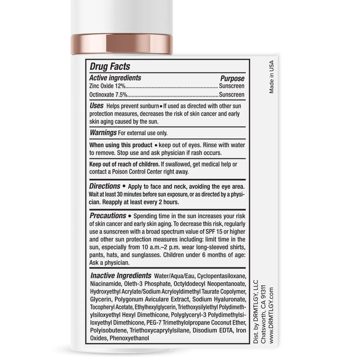 Anti-Aging Tinted Moisturizer SPF 46 – Sheer Face Sunscreen & Lightweight Makeup with Broad Spectrum UV Protection – Hydrating Skin Care & Face Moisturizer – FSA HSA Eligible (1.7 Oz)