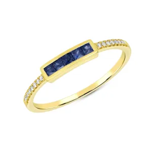 Appreciation Ring Blue Sapphire